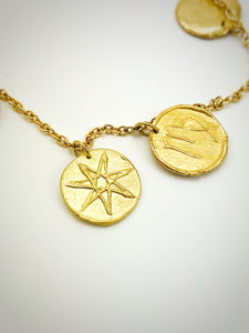 Natal chart necklace 