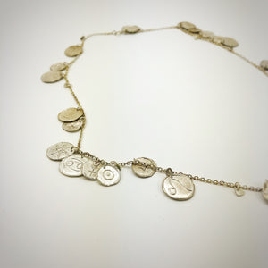 Natal chart necklace 